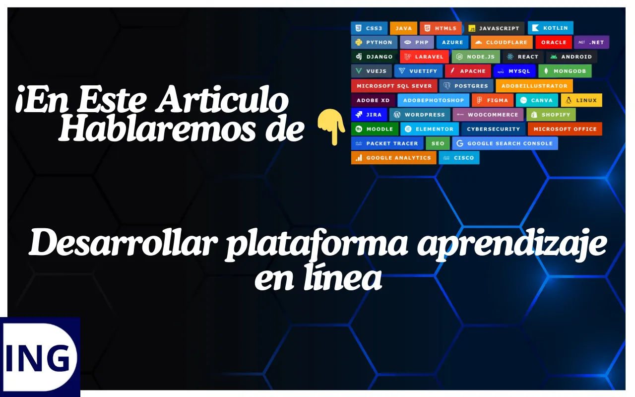 desarrollar plataforma aprendizaje en línea
