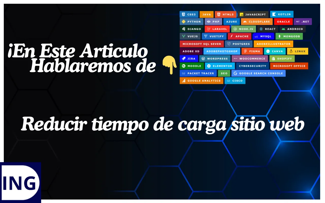 reducir tiempo de carga sitio web