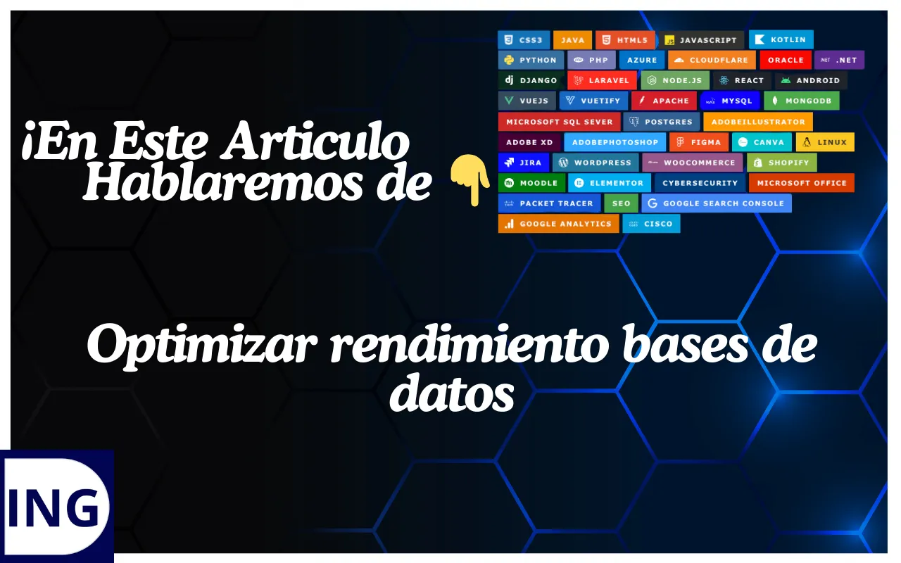 optimizar rendimiento bases de datos