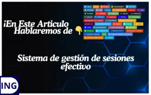sistema de gestión de sesiones efectivo