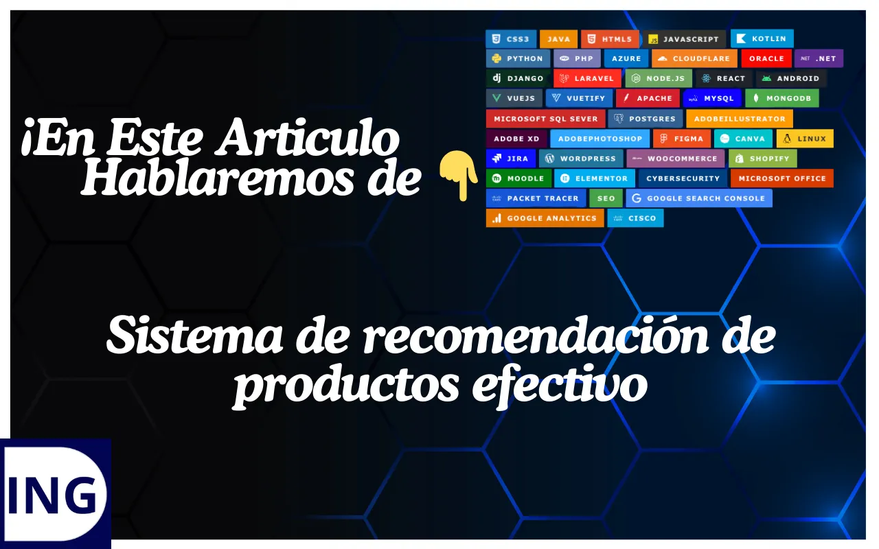 sistema de recomendación de productos efectivo