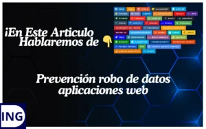 prevención robo de datos aplicaciones web