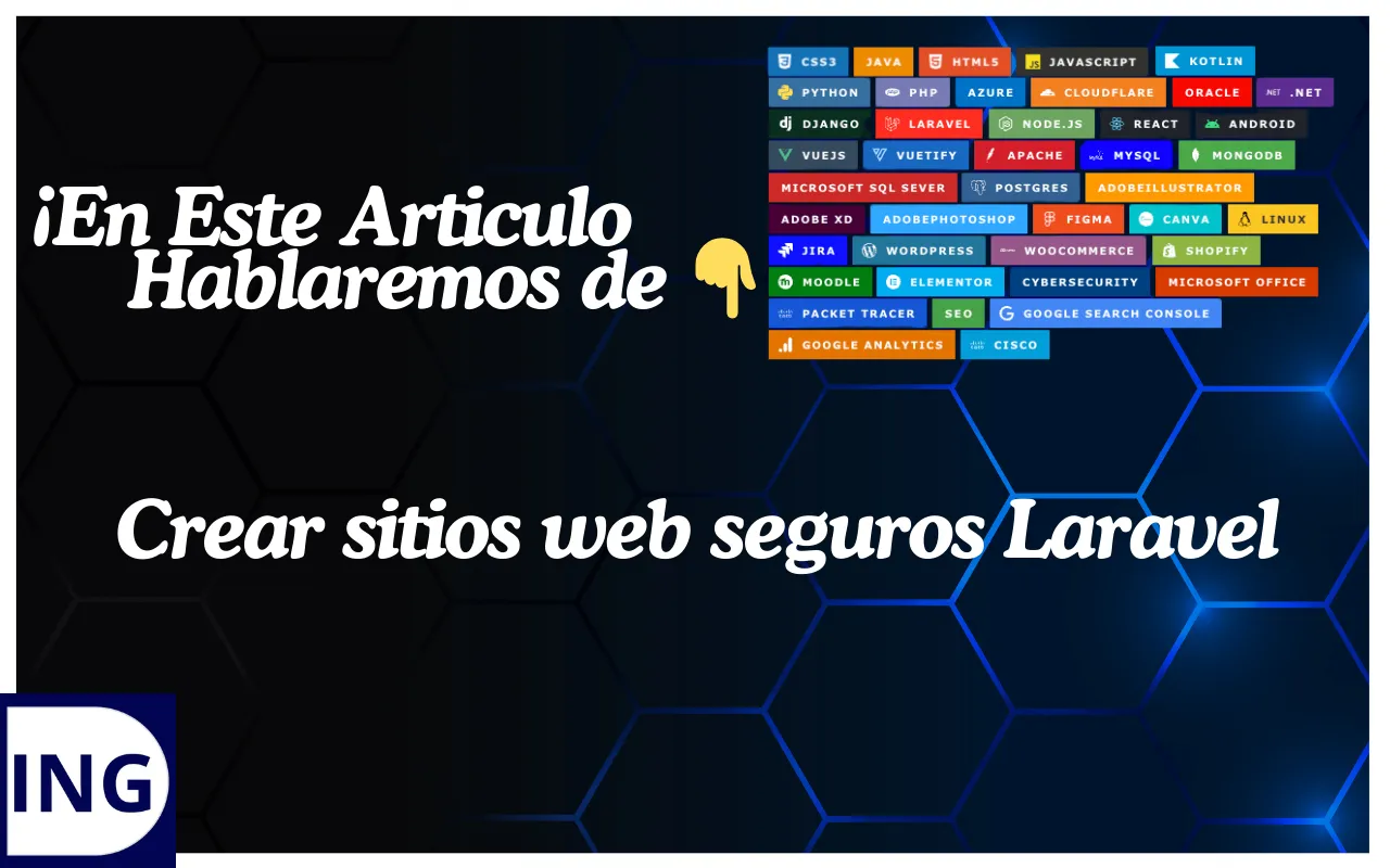 crear sitios web seguros Laravel