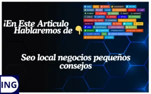 seo local negocios pequeños consejos