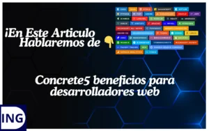 Concrete5 beneficios para desarrolladores web
