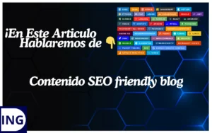 contenido SEO friendly blog