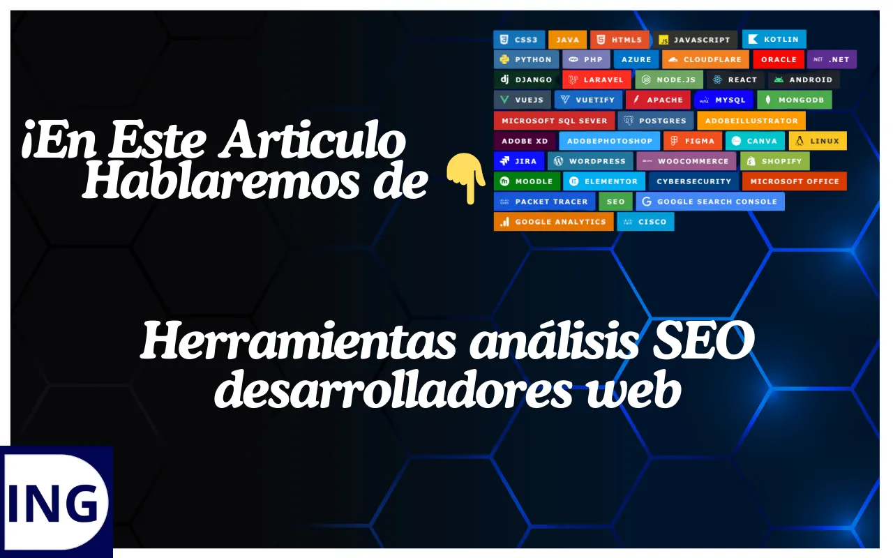 herramientas análisis SEO desarrolladores web