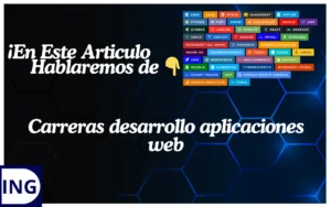 carreras desarrollo aplicaciones web