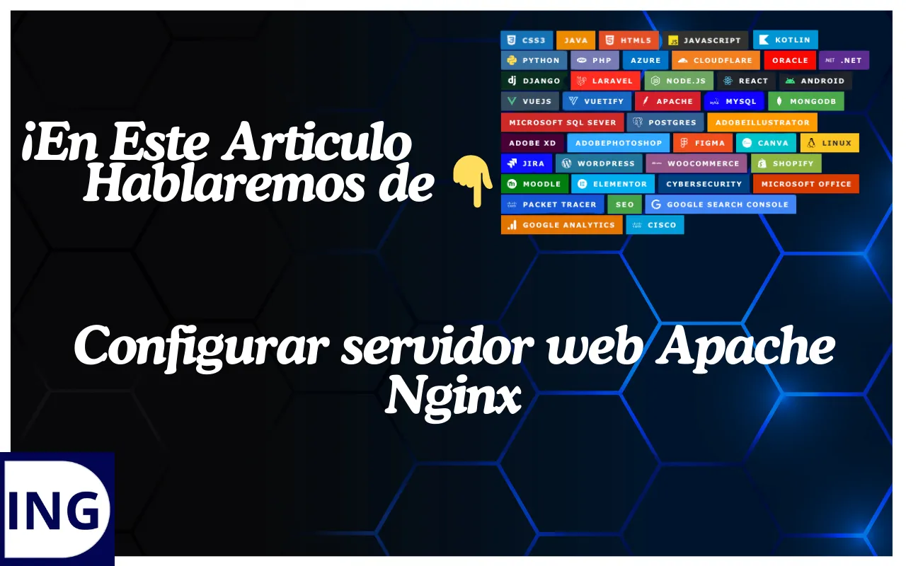 configurar servidor web Apache Nginx