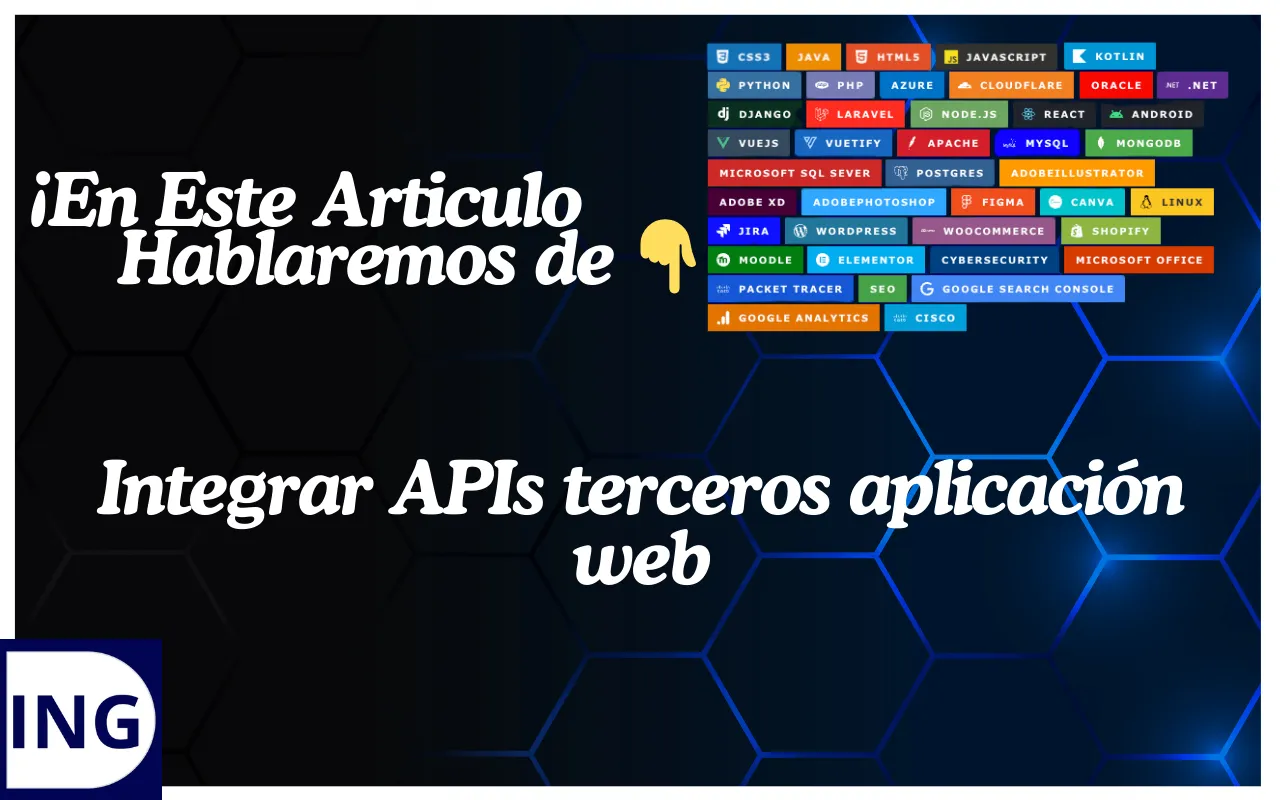 integrar APIs terceros aplicación web